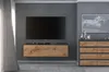 STIV Möbel | Szafka RTV Wisząca 140x39,6x35 cm Szary Mat / Podgląd zdjęcia produktu 5