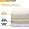 Beige/Cremefarbener Duschvorhang aus Stoff, 180 x 180 cm – Produktbild-Vorschau 4