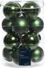 16er-Set Christbaumkugeln Grün Glas 8cm, Matt & Glänzend, Produktbild-Vorschau 5
