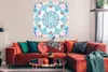 MuchoWow® Poster Mandala - Blau - Bohème - Abstrakt - Flora Produktbild-Vorschau 2