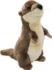 A plush toy otter is standing on a white background. Podgląd zdjęcia produktu