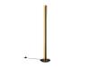 Design LED Stehlampe schmal mit Dimmer Schwarz / Gold Produktbild-Vorschau 2