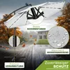 tillvex Alu Ampelschirm Grau LED Solar Ø 300 cm mit Kurbel Produktbild-Vorschau 5