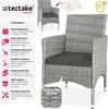 TecTake 404553, Šedá, 2 sedadlo/sedadel, Dospělí a děti, Náhled obrázku produktu 3