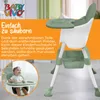 Baby Vivo Design 2in1 Kinderhochstuhl - Oscar in Grün Produktbild-Vorschau 7