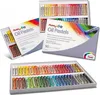 Three boxes of Pentel Arts Oil Pastels are displayed against a white background. One box is open, showing the pastels inside. Voir les images du produit
