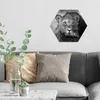 DEQORI Glasbild Echtglas 40x35 cm 'Königliches Antlitz' Produktbild-Vorschau 2