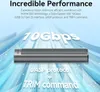 Vention M.2 NVMe SSD Enclosure (USB 3.1 Gen 2-C) with Heat Náhled obrázku produktu 2