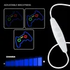 Neon LED Schriftzug Gamepad Wanddekoration 27,5x41x1,6 cm Produktbild-Vorschau 7
