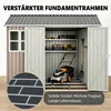Geräteschuppen Gerätehaus Metall Gartenhaus Satteldach Produktbild-Vorschau 4