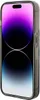 A transparent phone case with a gradient background displayed on a phone. Produktbild-Vorschau