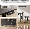 Casaria Bureau réglable en hauteur électrique Noir 140cm Voir les images du produit 2