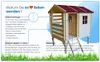 Timbela casetta in legno per bambini - casetta per bambini Anteprima dell’immagine prodotto 6