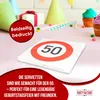 Happy Birthday 50 Servietten 3-lagig 20er Produktbild-Vorschau 3