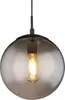 A close-up studio shot of a pendant light fixture. Voir les images du produit