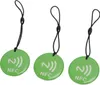 10 sztuk breloków NFC, kolor zielony, chip NTAG213, 35 cm, Podgląd zdjęcia produktu 4