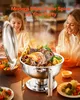 VEVOR Hot Pot Buffet-Speisenwärmer, runder Produktbild-Vorschau 2