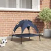 vidaXL Hundebett Marineblau 63 x 49,5 x 60 cm Stahl Produktbild-Vorschau 2