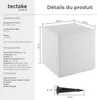 Lampe cube LUMINOUS CUBE avec ampoule LED et télécommande - Voir les images du produit 6