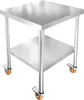 JOIEYOU Servierwagen Edelstahl Rolltisch 61x46x85cm Küche Produktbild-Vorschau 1