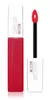 A Maybelline SuperStay Matte Ink Liquid Lipstick in the shade '20 Pioneer' is shown with its applicator. The product is presented upright, with the lipstick tube on the left and the applicator on the right. Anteprima dell’immagine prodotto