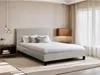 Doppelbett aus Cord "Ambre" - 160 x 200 - Beige Produktbild-Vorschau 2