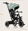 A product shot of a multifunctional tricycle with dimensions indicated. Produktbild-Vorschau