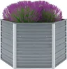 vidaXL Lit surélevé de jardin Acier galvanisé 129x129x77 cm Voir les images du produit 7