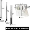 4,2M Teleskop Obstpflücker Edelstahl Apfel Kirschen Produktbild-Vorschau 2