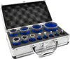 GEKO Korunkový vrták diamantový, sada 12ks, 6-68mm G65101 Náhled obrázku produktu 1