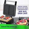 Waffeleisen stark schwarz 2 große Waffeln MPM MGO-41/C Produktbild-Vorschau 4