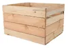A wooden crate on a white background. Produktbild-Vorschau