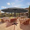 Sonnenschirm Carpi Pro, Gastronomie Marktschirm mit Volant Produktbild-Vorschau 1