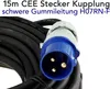 CEE Verlängerungskabel 15m H07RNF 3G2,5 für Camping Produktbild-Vorschau 9