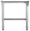 Werkbankfuß, höhenverstellbar H580-980xT700mm, RAL 7035 Produktbild-Vorschau 2