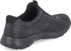 A black Skechers shoe is shown from a side-rear angle against a white background. Produktbild-Vorschau
