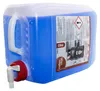 A large blue plastic container with a spigot. Produktbild-Vorschau