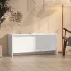 Mobile TV bianco 90x35x40 cm materiale in legno Anteprima dell’immagine prodotto 2