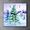 Coloray Uhr auf Leinwand 30x30 cm Wand Uhr Dekoration Produktbild-Vorschau 2