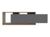 A product image of a TV stand with shelves and a drawer. Náhled obrázku produktu