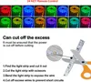 Douself LED-Streifen RGB 3 Meter, PC + reiner Kupferdraht, Produktbild-Vorschau 3