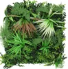 A close-up, top-down view of a modular artificial plant wall panel. Produktbild-Vorschau