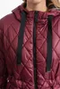 Damenjacke Langer Kapuzenmantel Gesteppt Für Herbstmode Produktbild-Vorschau 7