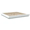 Bettgestell mit LED Weiß 180x200 cm Holzwerkstoff Produktbild-Vorschau 1