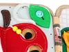 Smyslová edukační knížka z plsti 3D manipulační pohyblivé Náhled obrázku produktu 4