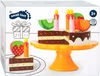 Torta di frutta di compleanno in legno Anteprima dell’immagine prodotto 2