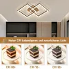 ZMH LED Plafonnier Bois 3000K Blanc Chaud Design Moderne Voir les images du produit 2
