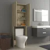 vidaXL Armadio per lavatrice rovere Sonoma 64x25,5x190 cm Anteprima dell’immagine prodotto 12