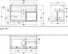 Villeroy & Boch FA22HJPC Waschbeckenunterschrank Finion FA2 Produktbild-Vorschau 1