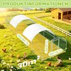 XINZI Professionele kippenstal, 3x10 meter – Metalen ren Productafbeelding-voorbeeld 2